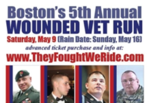 May 9, 2015: “They Fought We Ride” for Wounded Vet Run East Boston They Fought We Ride Run