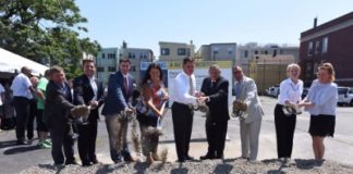 32 new affordable apartments for families in East Boston at site of former Salesian Boys and Girls Club Paris Village GroundBreaking 2017