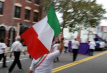 Columbus Day Parade: Community-wide effort ensures another successful event as weather holds for marchers, bands and community groups ItalianFlag