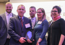 Contractor TJ McCartney and Painters Union honored for their volunteer efforts in renovating and improving the Boston Harbor Island facilities and grounds Painters Union