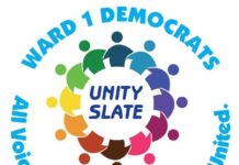 Competition on March 3 for Democratic Ward Committee as “Unity Slate” emerges