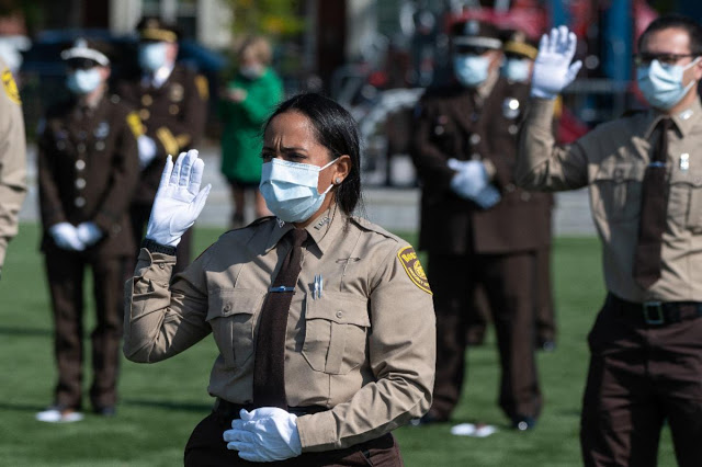 Mayor Walsh, Boston EMS celebrate new EMT graduates at East Boston ceremony