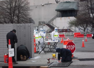 East Boston leads the city in COVID-19 cases! Dispatch from April 26, 2020 Covid19 Testing at Suffolk Downs 2020 April