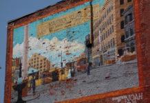 New urban thinking: Taking a look at a 15-minute neighborhood Tauson Mural Maverick Square NOAH