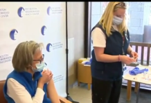 WBZ: East Boston Neighborhood Health Center Workers Receive Second Dose Of COVID Vaccine