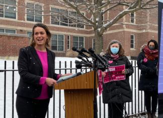 City Councilor Annissa Essaibi George launches campaign for Mayor of Boston AnnissaAnnounces at East Boston High School