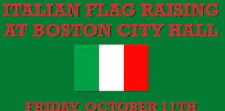 Columbus Day Flag Raising: October 11, 2019 Italian Flag Raising Columbus Day Weekend