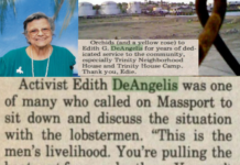 R.I.P. Edith DeAngelis, tireless East Boston advocate for open space and preservation Tribute to Edie DeAngelis