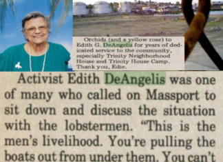 R.I.P. Edith DeAngelis, tireless East Boston advocate for open space and preservation Tribute to Edie DeAngelis