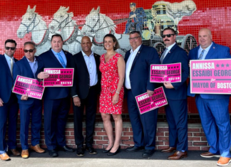 Boston Firefighters unanimously endorse Essaibi George for Mayor Essaibi George Firefighers
