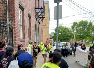 Fearing evictions, local families protest proposed development at 160 Gove Street 168 Gove Street Protest East Boston CityLifeVidaUrbana - 1