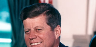 An EastBoston.com tradition: JFK reading the Declaration of Independence