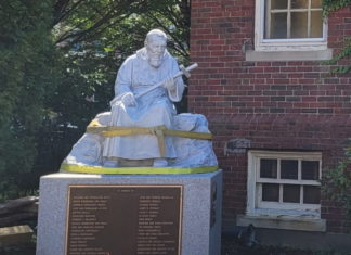 Statue of Padre Pio from Mt. Carmel Parish moves to Don Orione’s Madonna Shrine East Boston Padre Pio