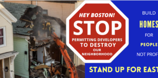 Stand Up for Eastie to hold second rally on Saturday, September 25