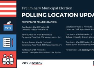Update: Polling location change in East Boston for Preliminary Election, September 14 East Boston Polling Location Change
