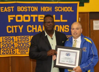 East Boston Jets head coach John Parziale named Week 2 New England Patriots H.S. Coach of the Week East Boston High School Football Coach John Parziale