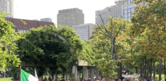 In defiance of Mayor’s erasure, hundreds gather to celebrate Columbus Day Columbus Day October 11, 2021 North End