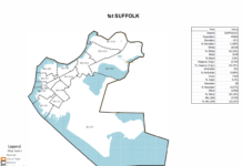 First Draft: House redistricting tags First Suffolk as “Hispanic Majority District” – Senate map mostly the same