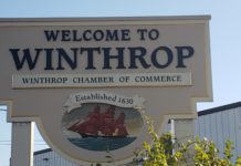 Freedberg: State Senate Special Election: The View from Winthrop Winthrop Town Sign Bridge