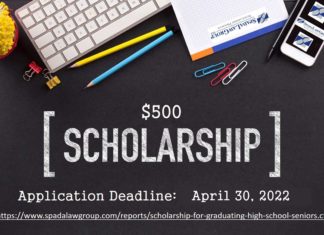 Spada Law Group announces Third Annual $5,000 scholarship fund to benefit 10 local students