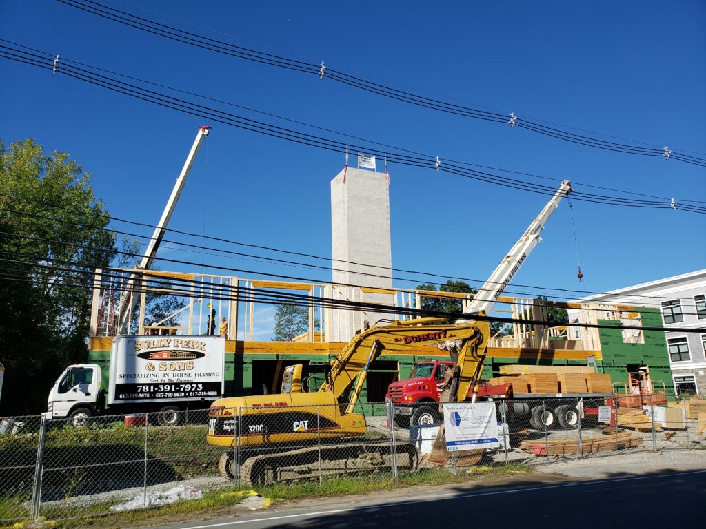 Generic housing construction stock photograph