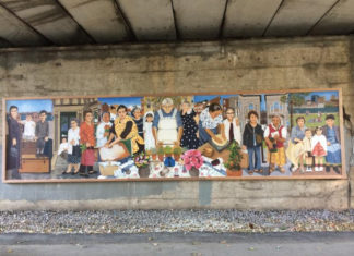 At the close of Women’s History Month, leaders from the Italian American Alliance recall their moms East Boston Greenway Mural
