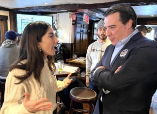 Coletta Zapata says she has the votes for City Council president Gigi with Dan Ryan in Charlestown