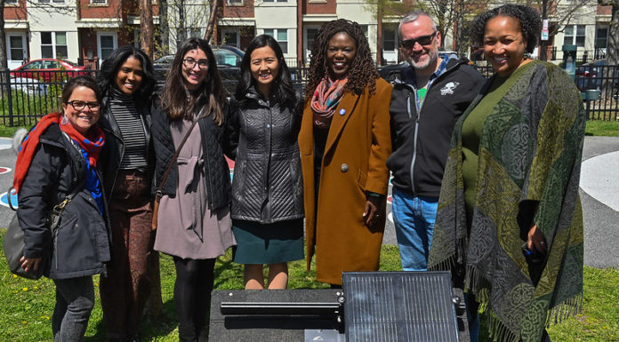 In East Boston, Mayor Wu announces new partnerships to increase access to renewable energy and energy efficiency Wu in East Boston