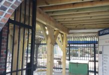 Work completed on Pedestrian Bridge at Suffolk Downs Blue Line Station Suffolk Downs East Boston