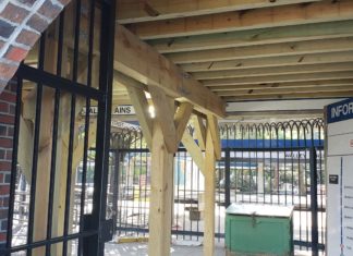 Work completed on Pedestrian Bridge at Suffolk Downs Blue Line Station Suffolk Downs East Boston