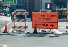 Sumner Tunnel Traffic Advisory for April 25, 2025 Sumner Tunnel Detour 2022