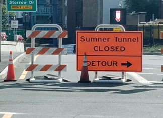 Sumner Tunnel Traffic Advisory for April 25, 2025 Sumner Tunnel Detour 2022