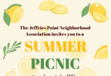 July 11: Jeffries Point Neighborhood Association Summer Picnic JPNA