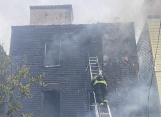 5-alarm fire on Princeton Street displaces 12 residents East Boston Fire