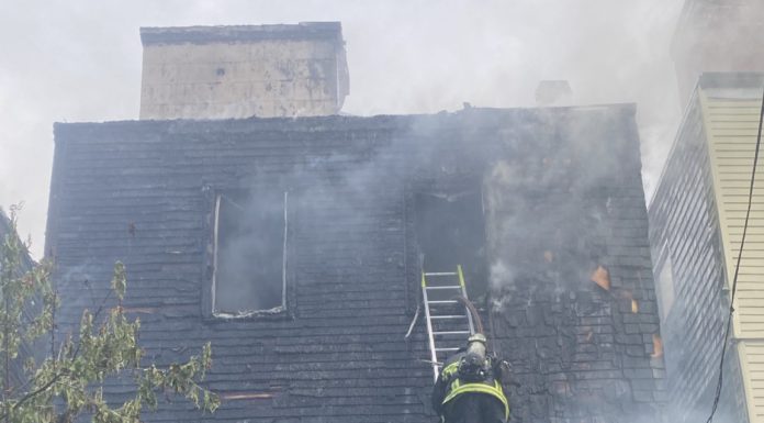 5-alarm fire on Princeton Street displaces 12 residents East Boston Fire