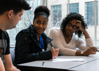 Through Minds Matter Mentorship Program, East Boston sophomores and juniors experience taste of college this summer Mind Matters East Boston Students