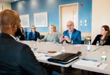 Congressman Jim McGovern visits EBNHC to discuss nutritional equity