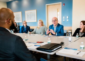 Congressman Jim McGovern visits EBNHC to discuss nutritional equity