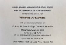 Revere hosts Veterans Day Exercises; East Boston Korean War Veterans among those honored on November 11, 2022 Revere Veterans East Boston