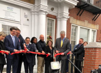 Governor Baker, Secretary Sudders and Local Officials Cut Ribbon at NSCS facility at 14 Porter Street East Boston North Suffolk Mental Health 2022