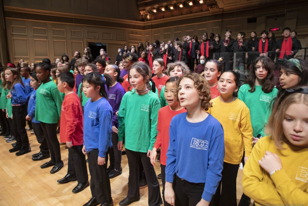 East Boston kids sing