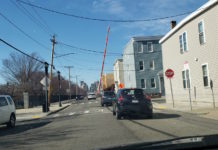 City councilor Gabriela Coletta and colleagues to discuss the digitization and tracking of parking spaces. East Boston