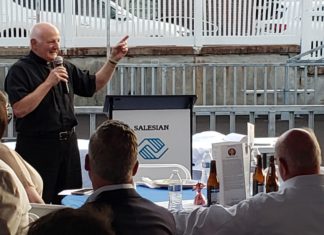 At this year’s Salesian auction, honoring Fr. John Nazzaro’s 40th anniversary of priestly ordination