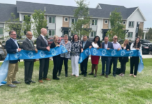 BHA and Trinity Financial celebrate the final ribbon cutting for Overlook Terrace at Orient Heights