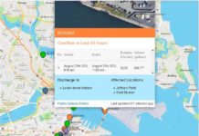 City issued public health warning related to sewage discharge at Jeffries Point CSO this morning