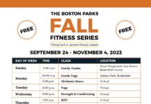 Fall Fitness Series Sunday at 11 a.m. at Noyes Playground