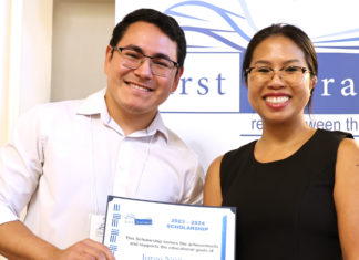 East Boston resident honored at scholarship ceremony