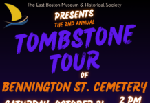 East Boston Museum presents Tombstone Tour of Bennington Street Cemetery