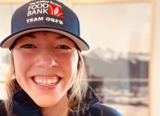 Running in April: Lindsey Nerbonne will run in the 2024 Boston Marathon as a member of the Greater Boston Food Bank team East Boston