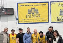 It is now time to praise a local hero: David Arinella East Boston Athletics